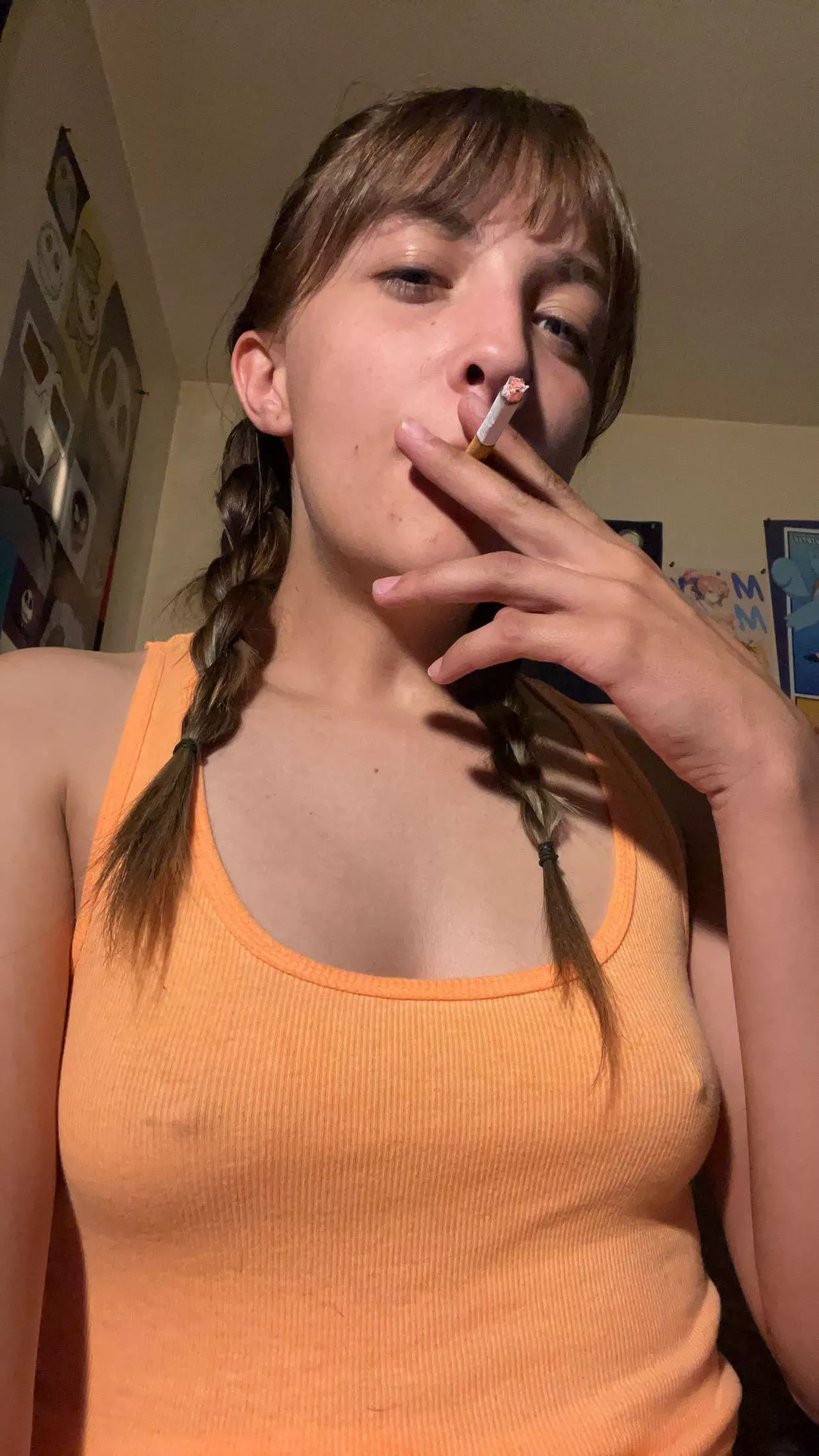 Sucking on this cigarette, but wishing I was sucking on something different 😈