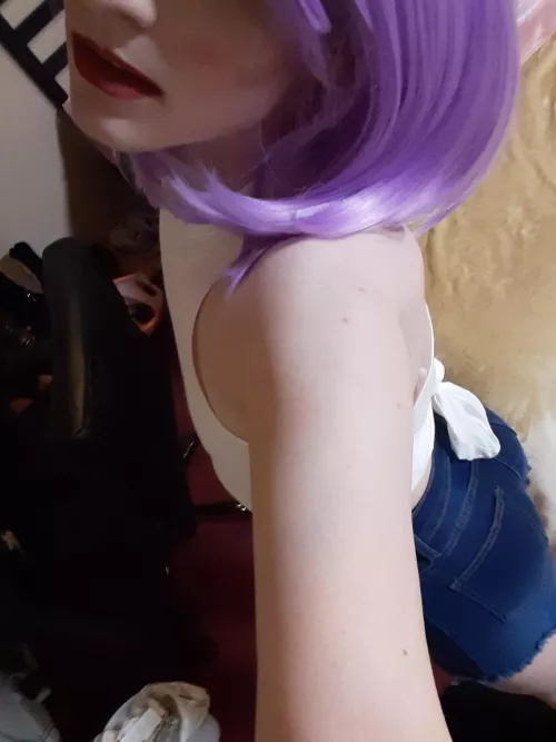 Wanna see the thong underneath?