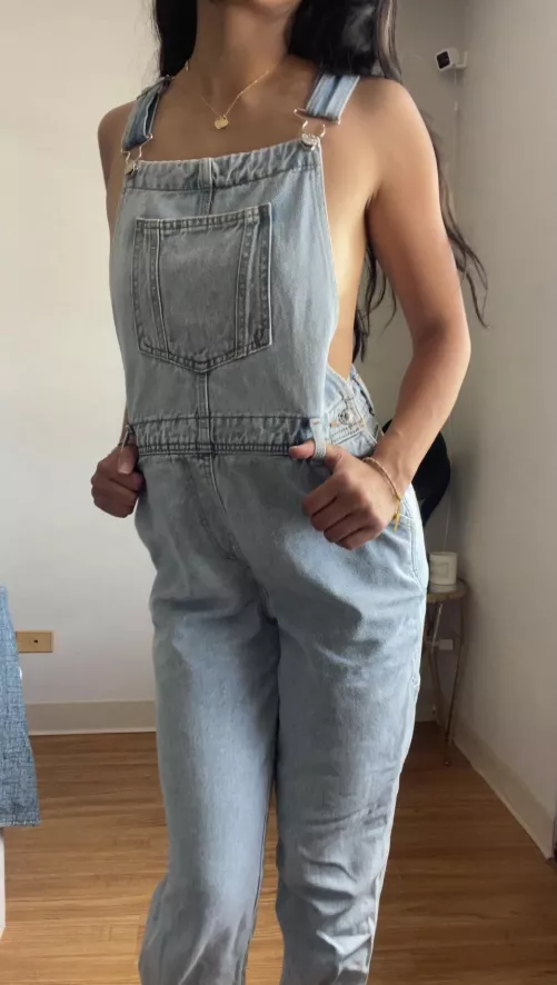 Whoever said overalls couldn't be sexy is totally wrong