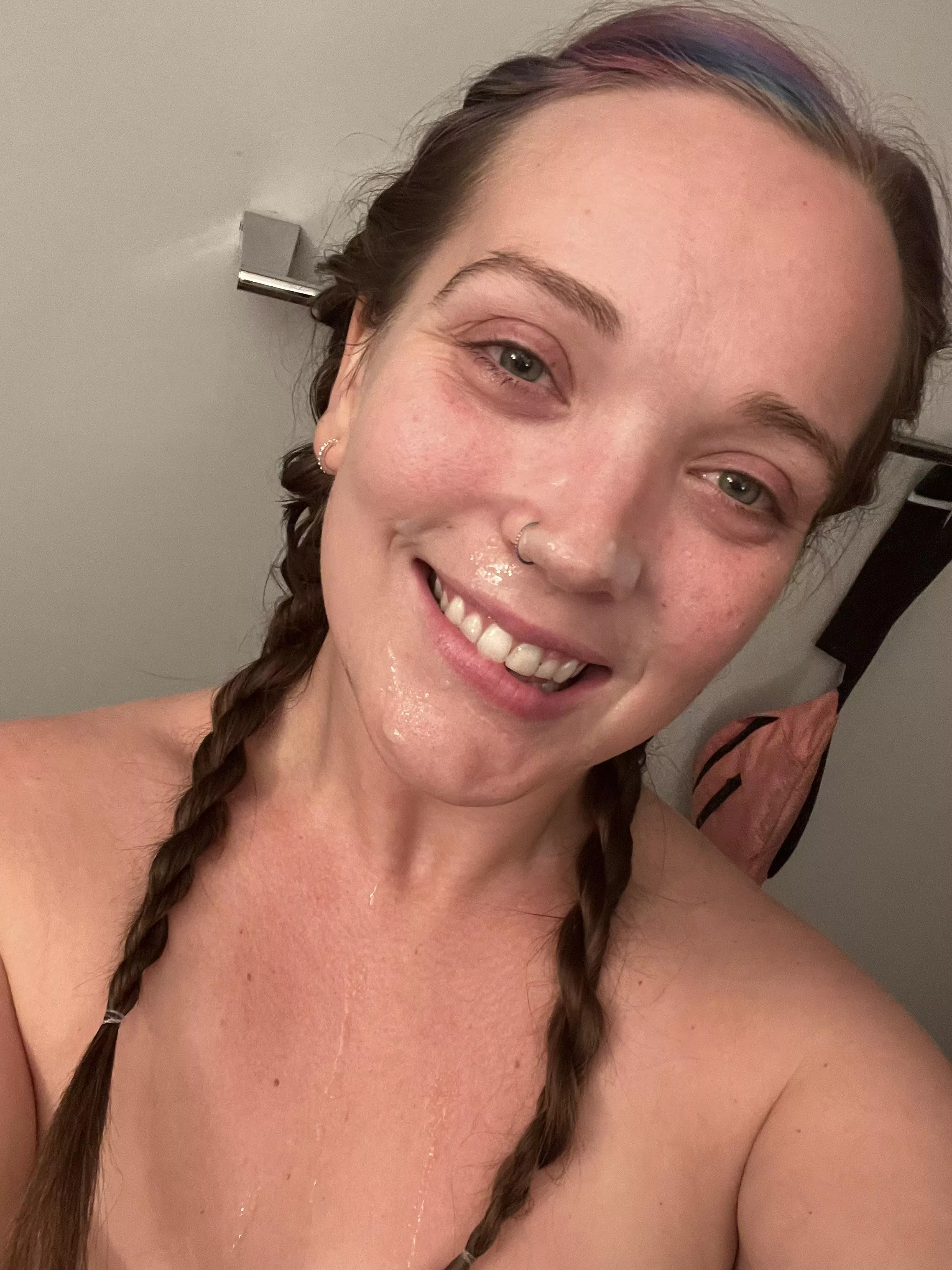 Wrong guesses only… what’s the white stuff on my face ; )