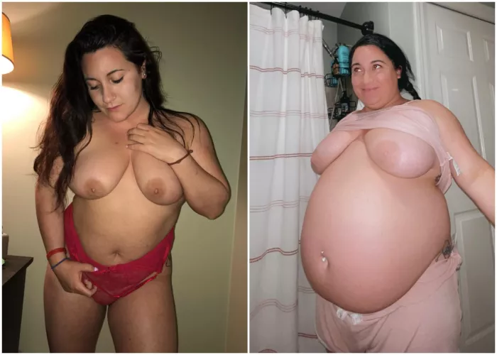 6 months into my gain vs now 🙈