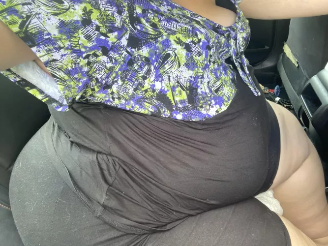 Can barely fit in the car