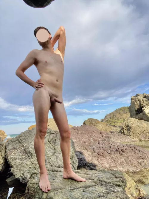 Exploring the rock pools