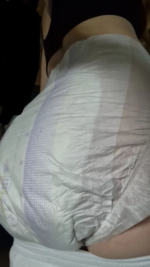 Forced to go to university in a diaper