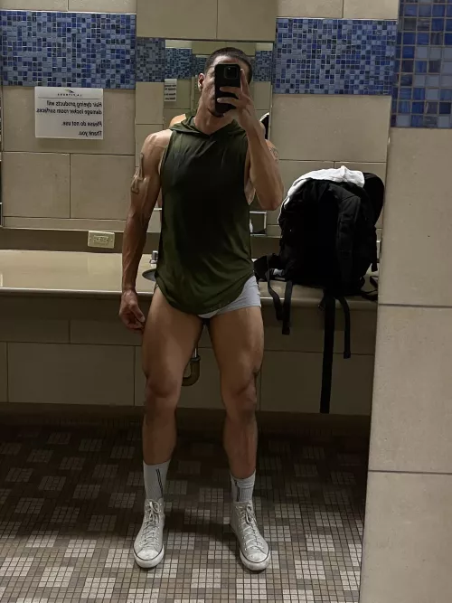 Get on your knees in front of the mirror