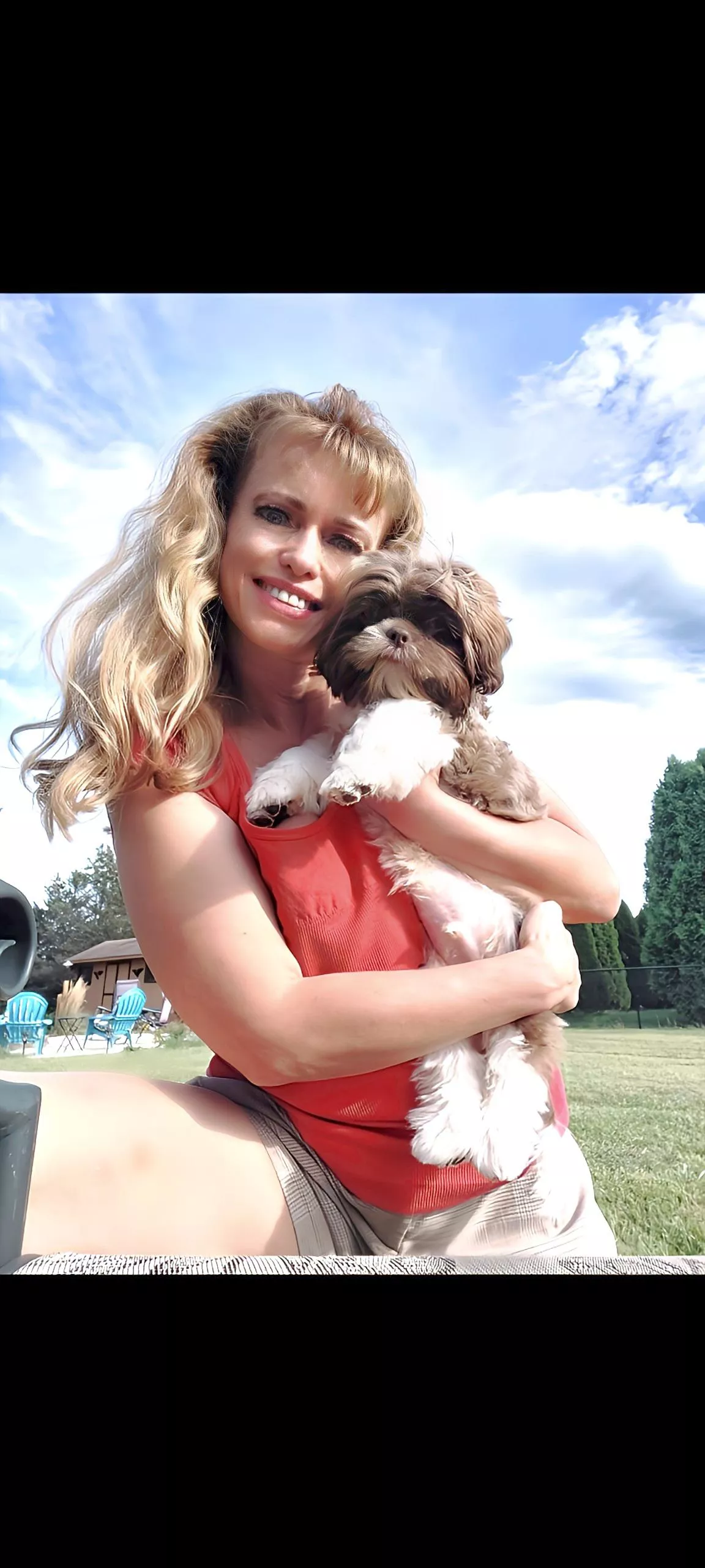 Gotta smile when holding my new puppy