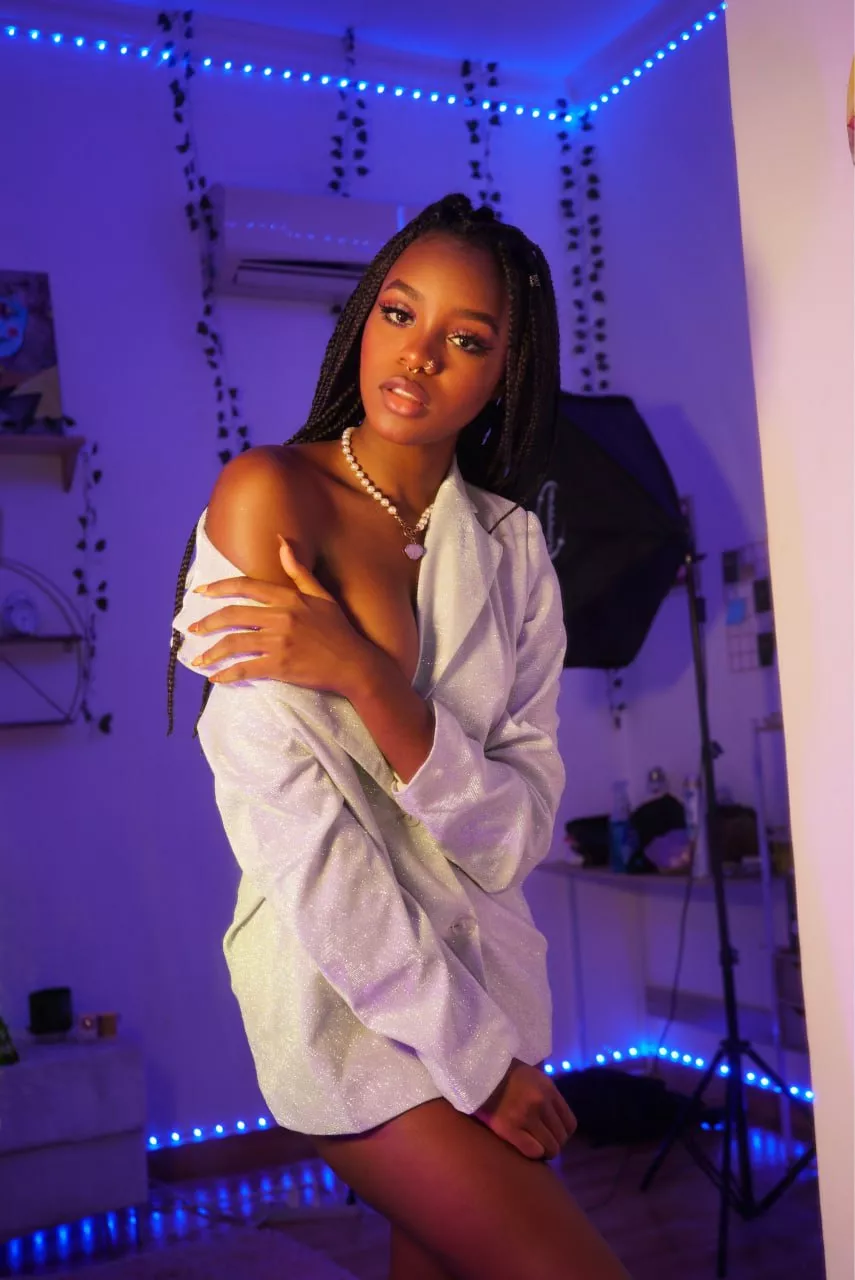 I enjoy teasing you with my boobs