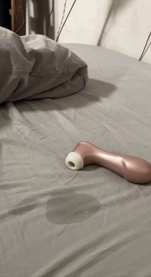 I hope I stained my sheets with this one