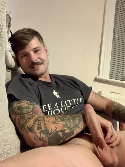 Need somewhere to sit? I could use a lap warmer