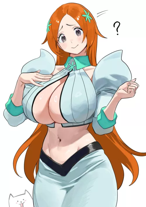 Orihime being shy (Nia)