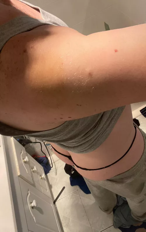 Pull them up or down?