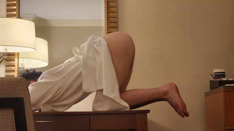 Submitting up on your desk, not your bed