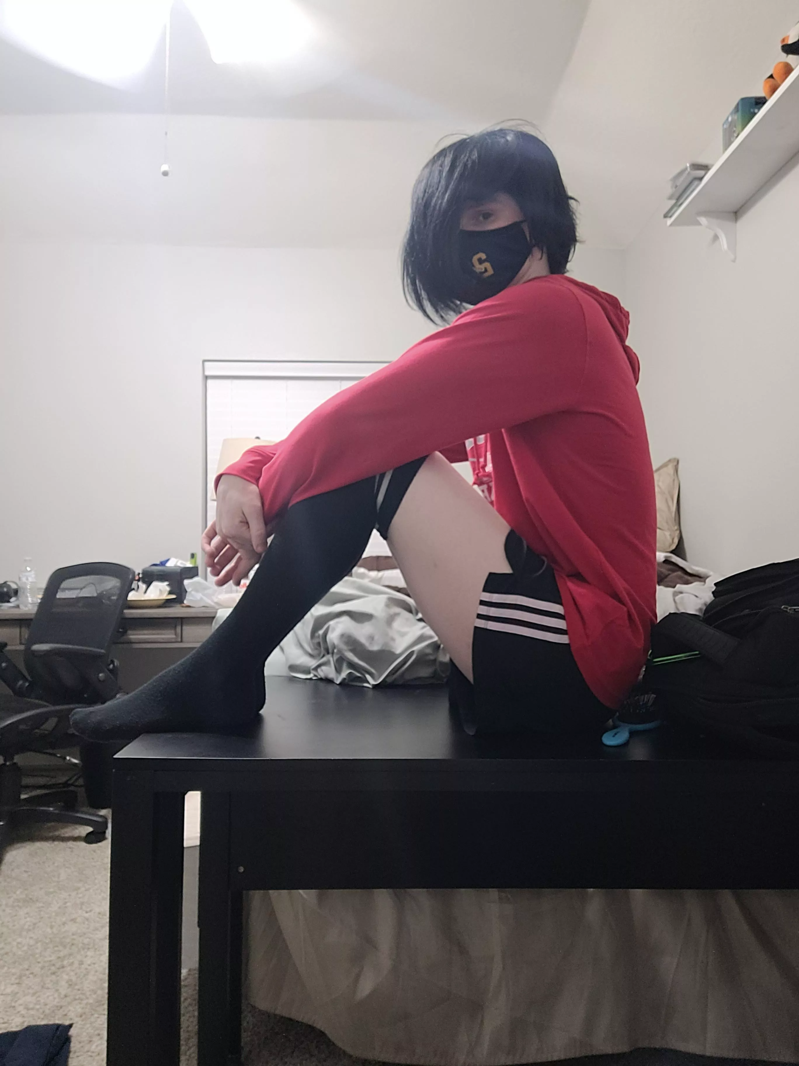 Trying on new colors