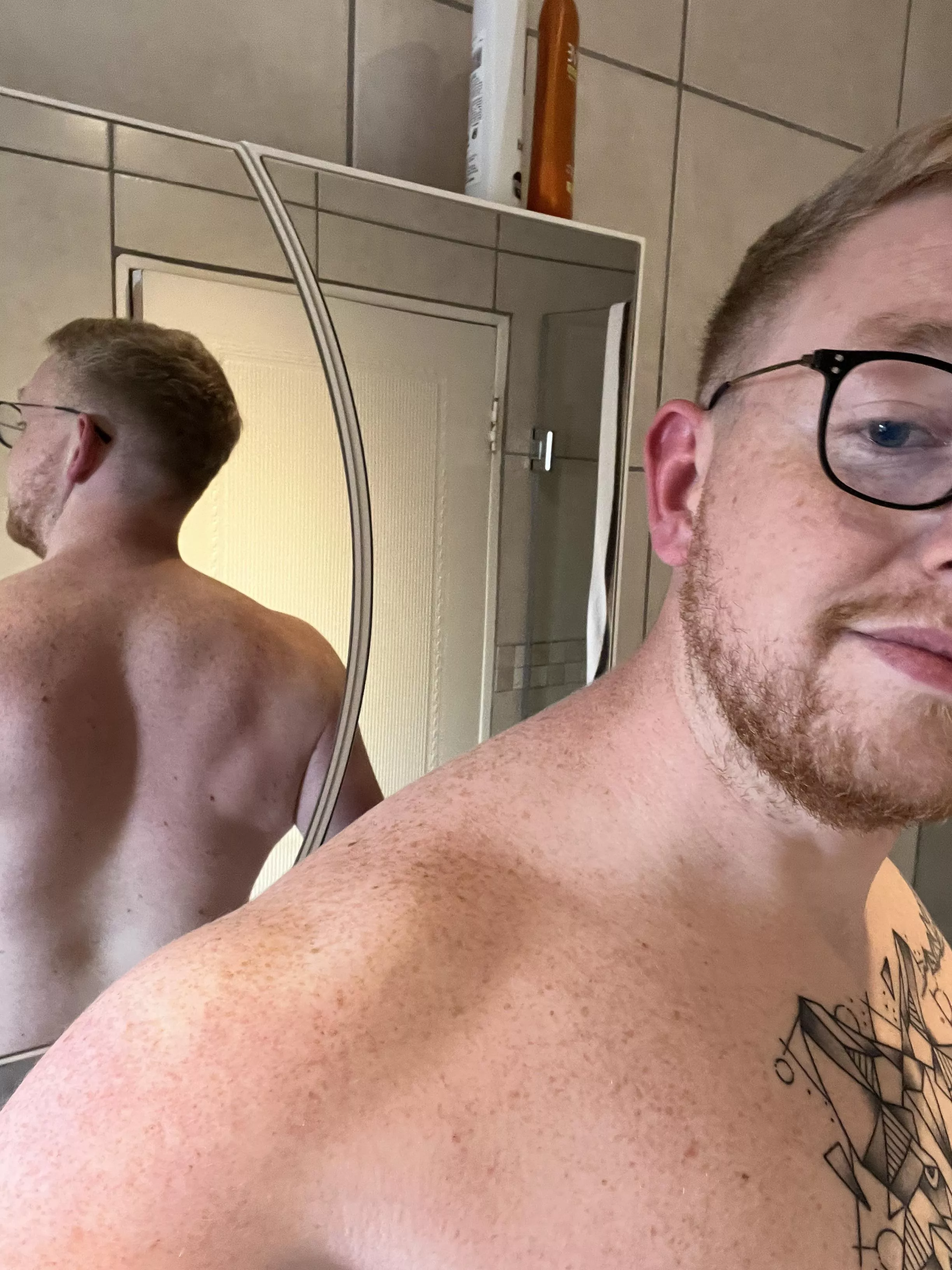 Working on back and arms