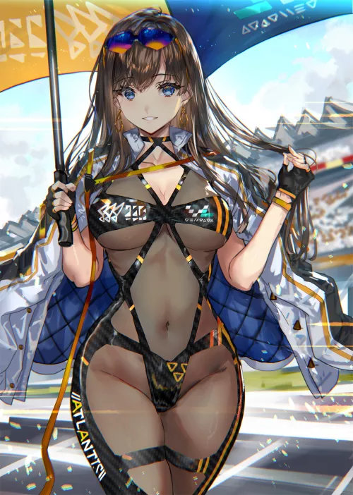 Bodystocking Race Queen (ran'ou) [Original]