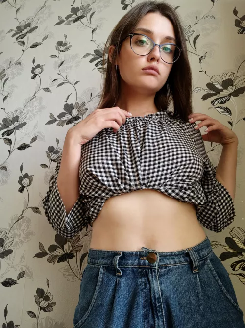 Crop top shows off my tummy