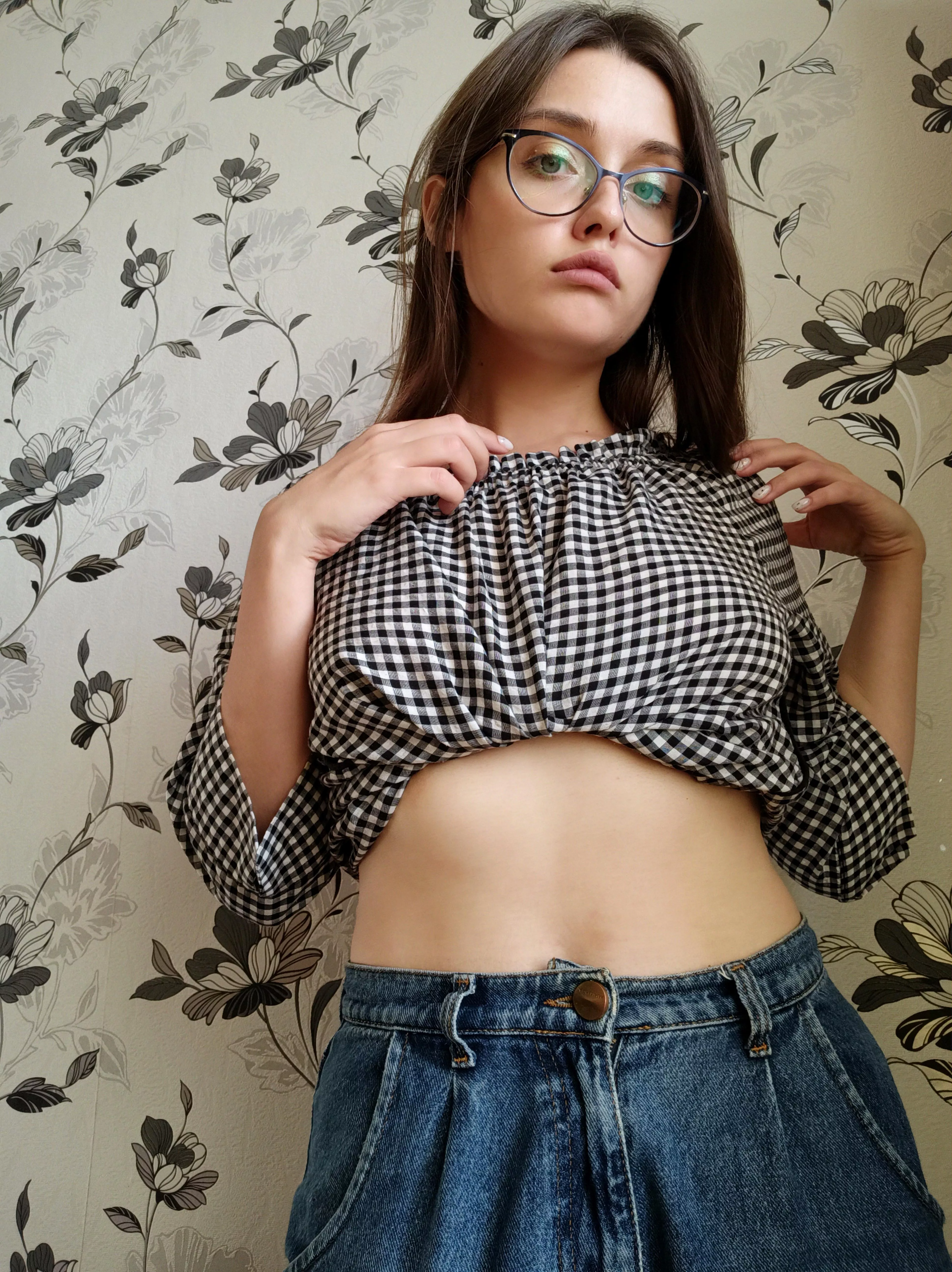 Crop top shows off my tummy