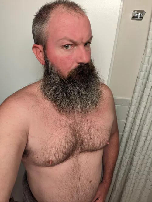 Fresh out the shower 😁