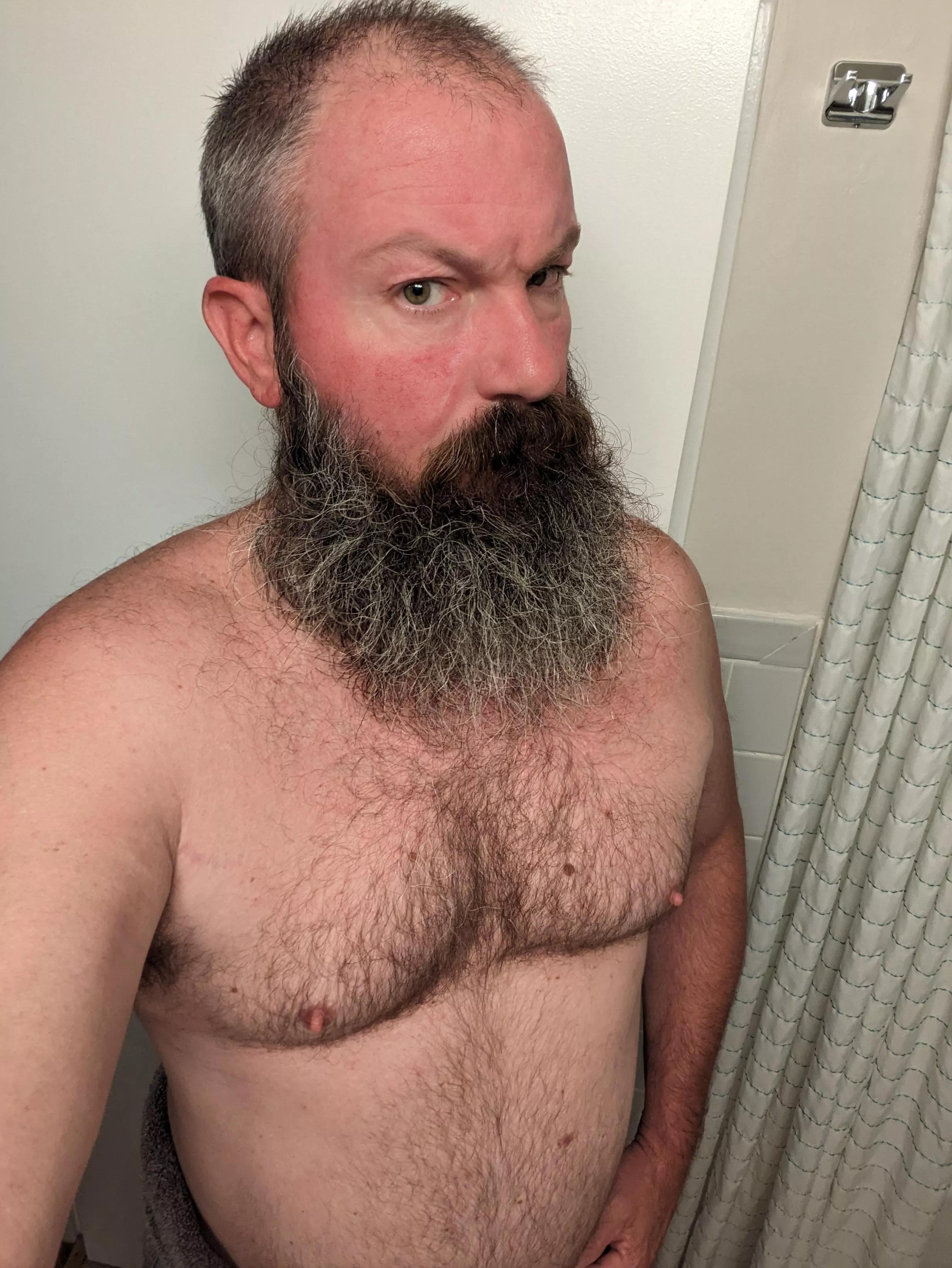 Fresh out the shower 😁