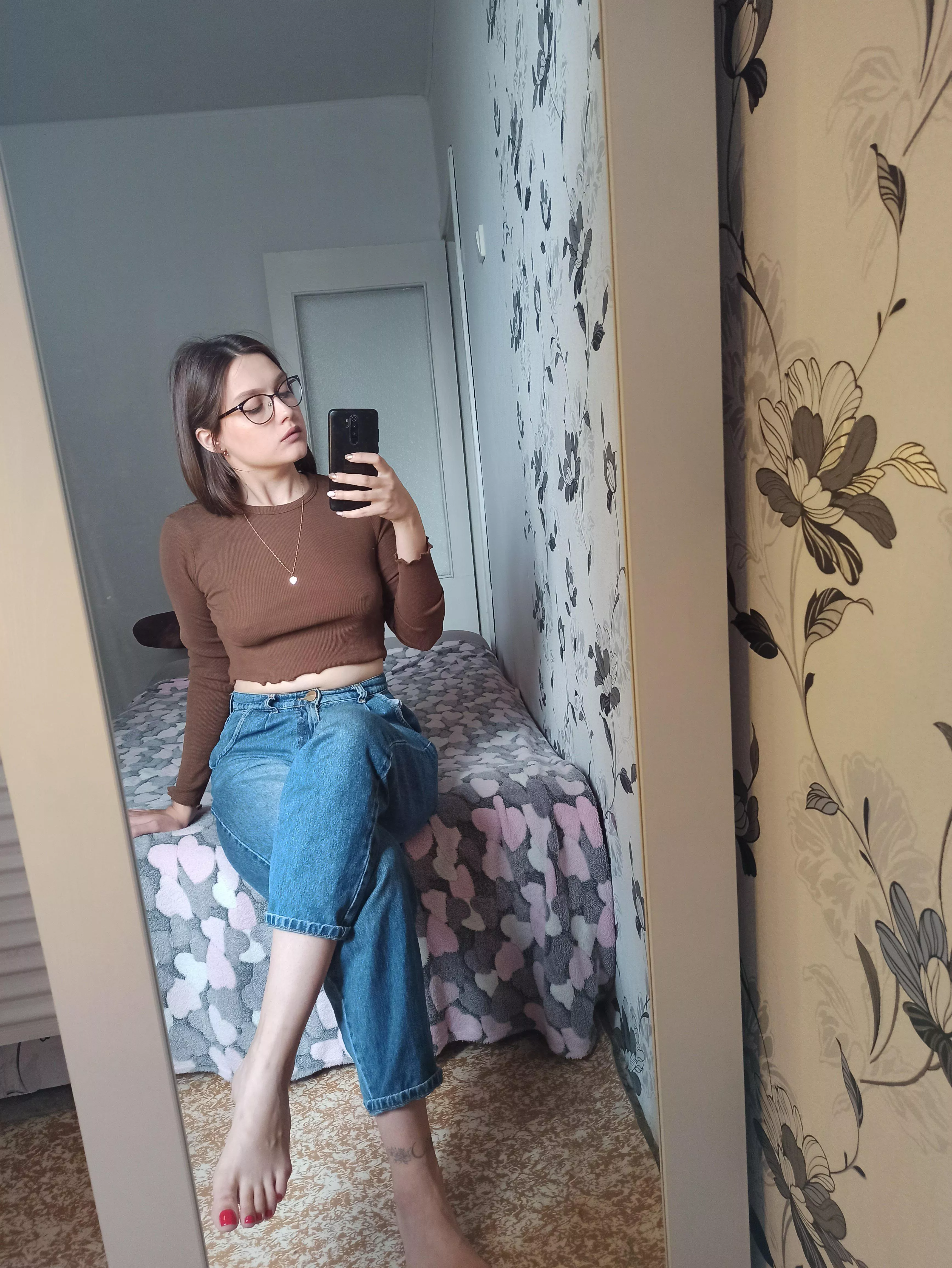 Going for a walk without a bra