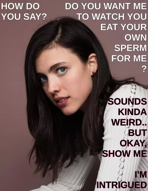 Margaret Qualley seems curious
