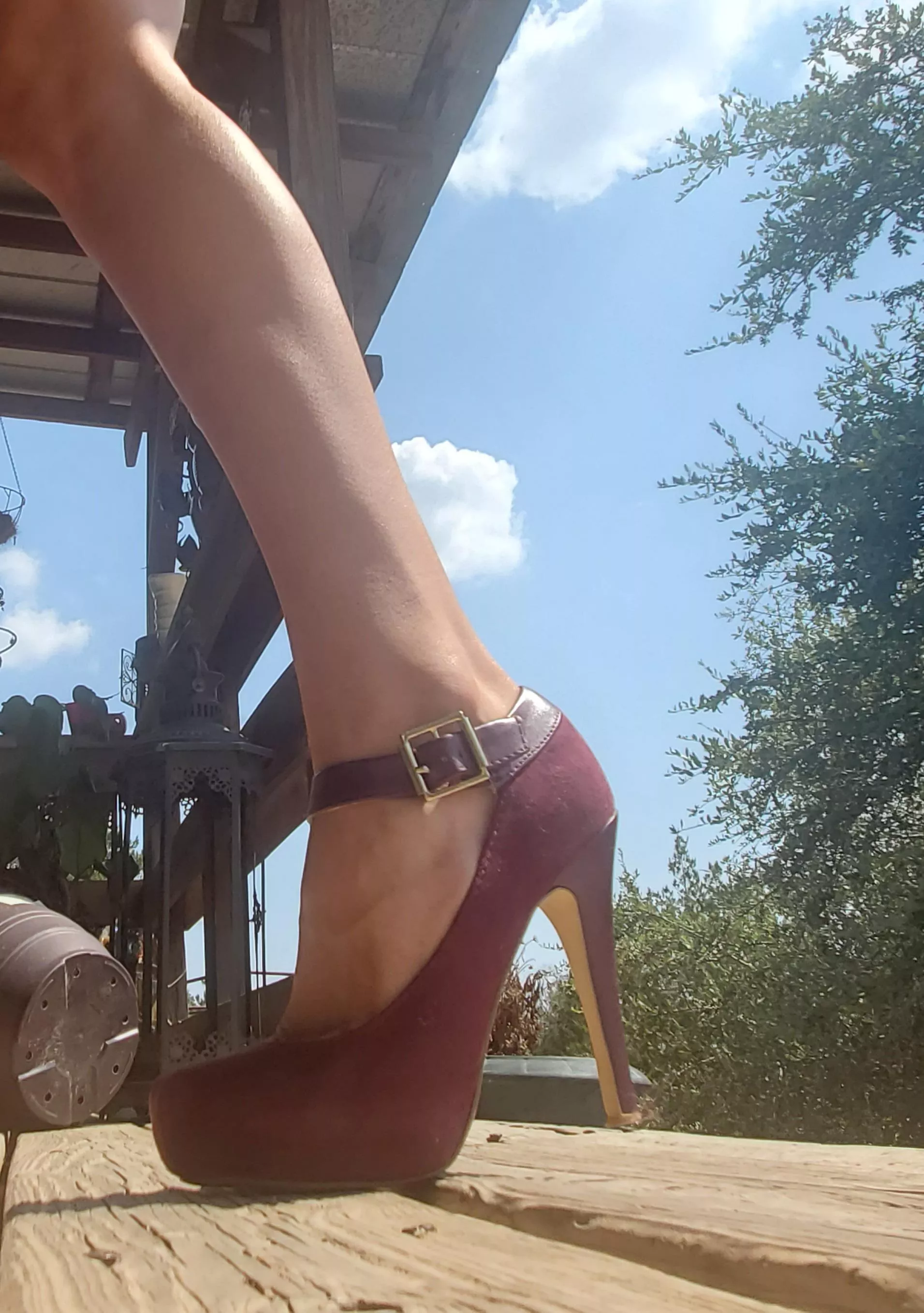 Mid step like the elusive Bigfoot, maybe I'll start going by little foot.