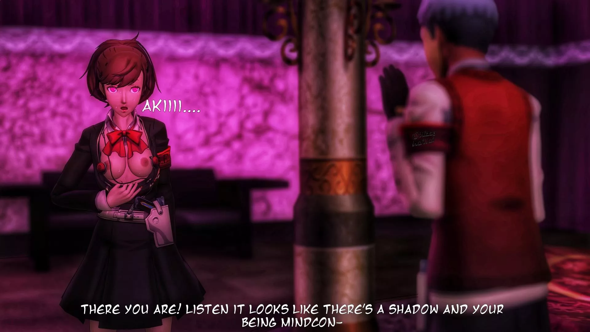 Mitsurus strong she can hold off those shadows for just a little bit longer (@rizzykawai)