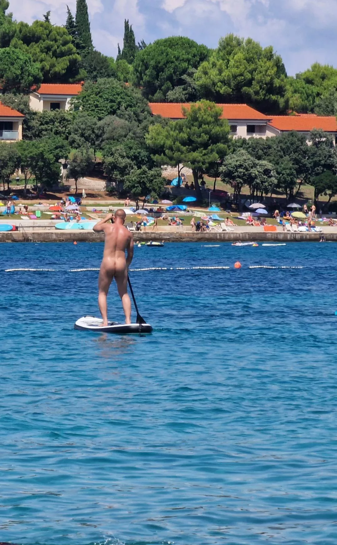 Paddling and tanning at the same time 😎