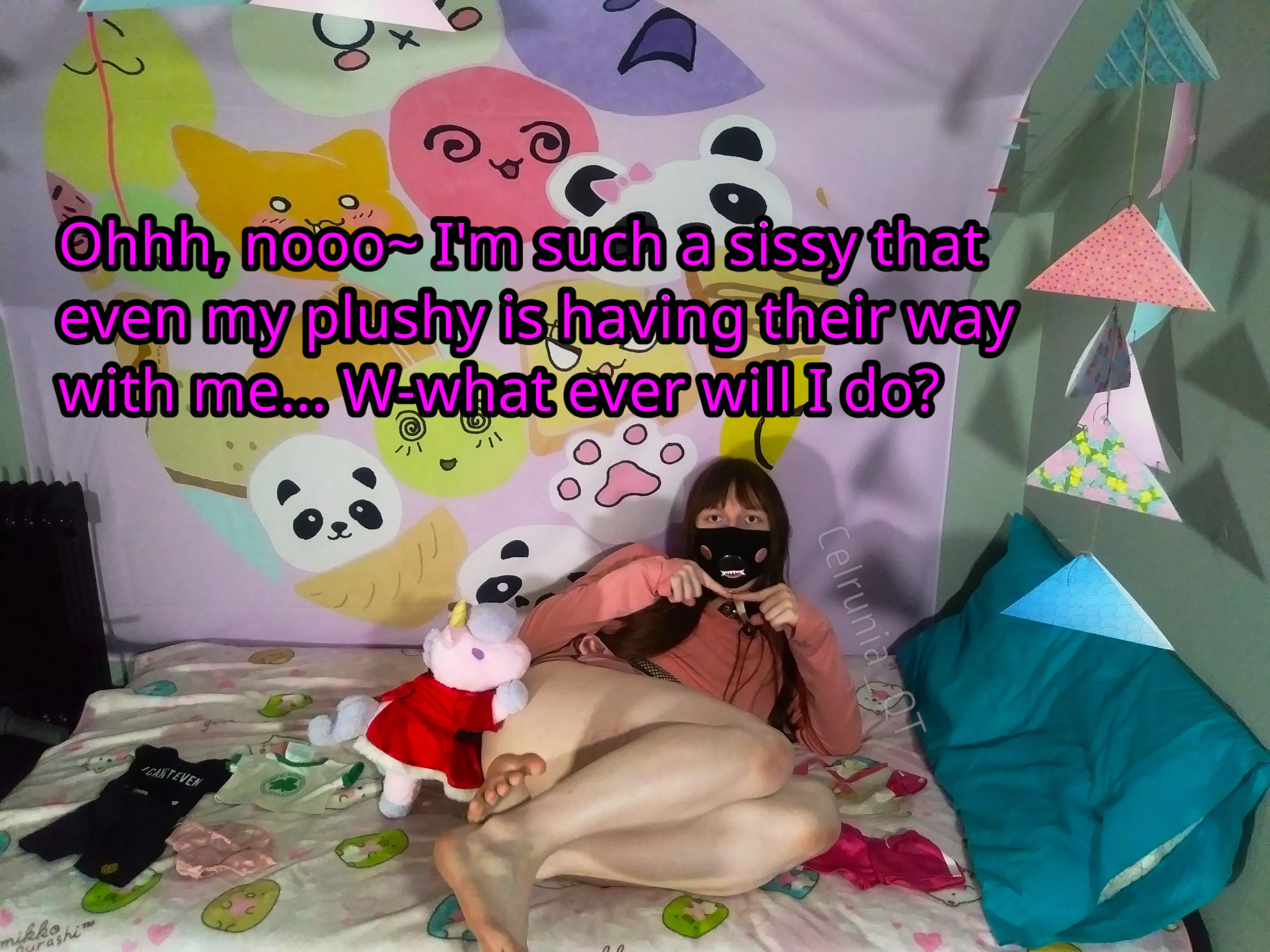 Plushy dominates femboy sissy!