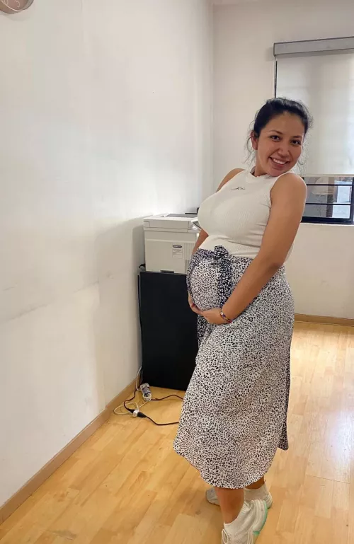 She is happy knowing that our son will be black while we are whiter than snow.