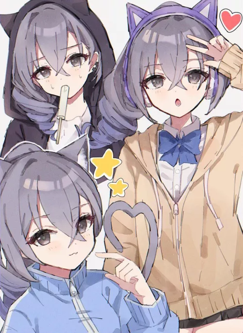 Silver Wolf from multiple angles (Anaketsu) [Honkai: Star Rail]