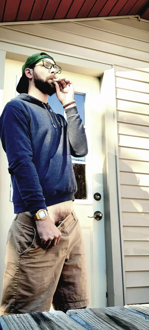 Soaking up the last of the sun