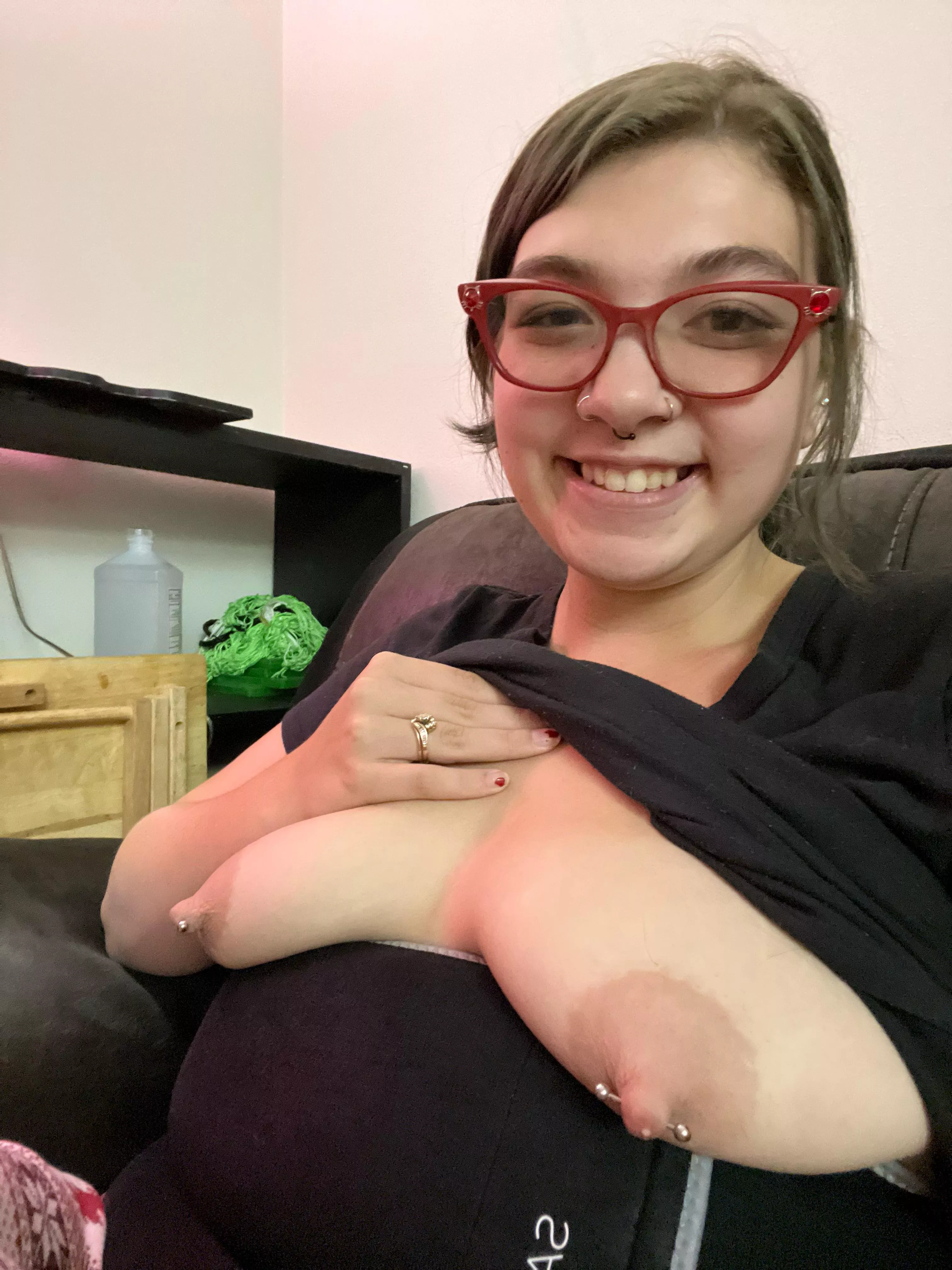 Take them into your mouth and have them come out longer