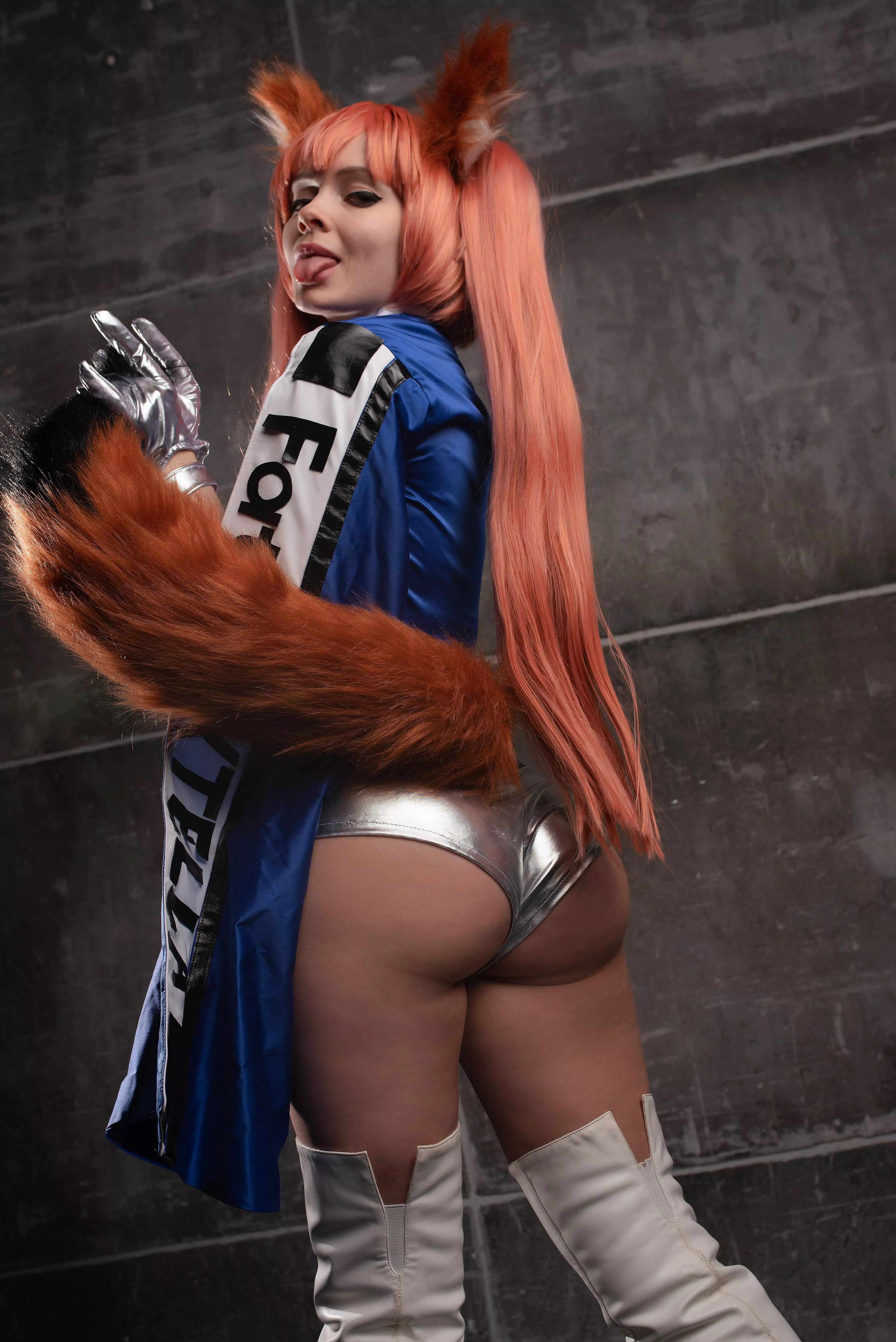 Tamamo racer cosplay by Evenink
