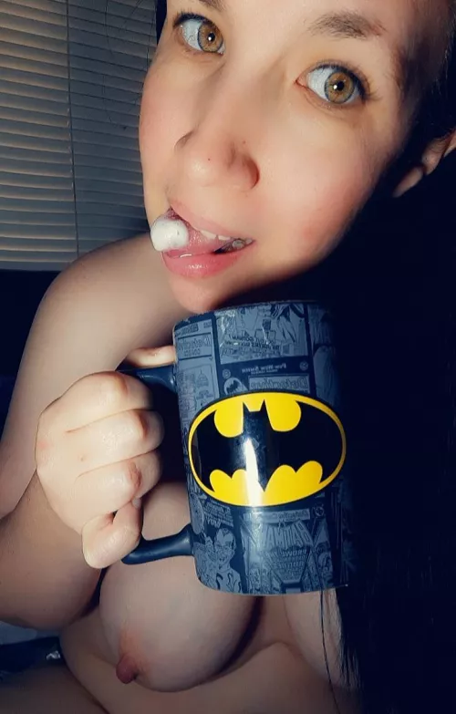 Things got a little creamy during my morning coffee today 😉