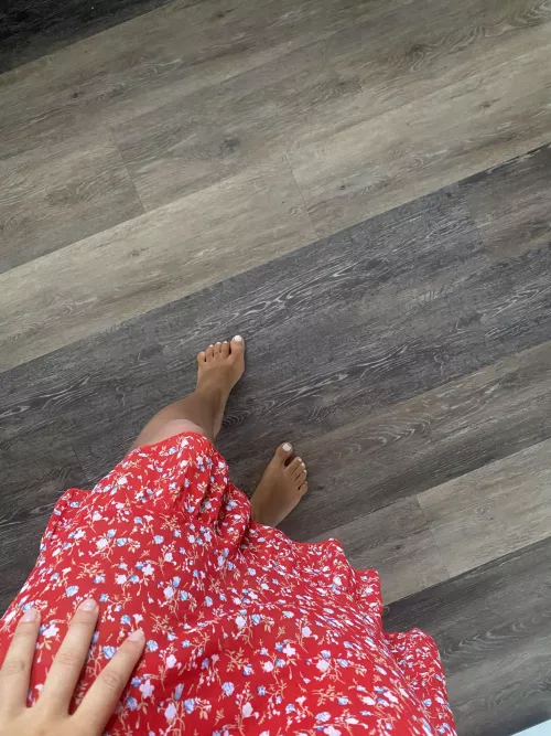 Walking on my barefoot, could be walking somewhere else F19