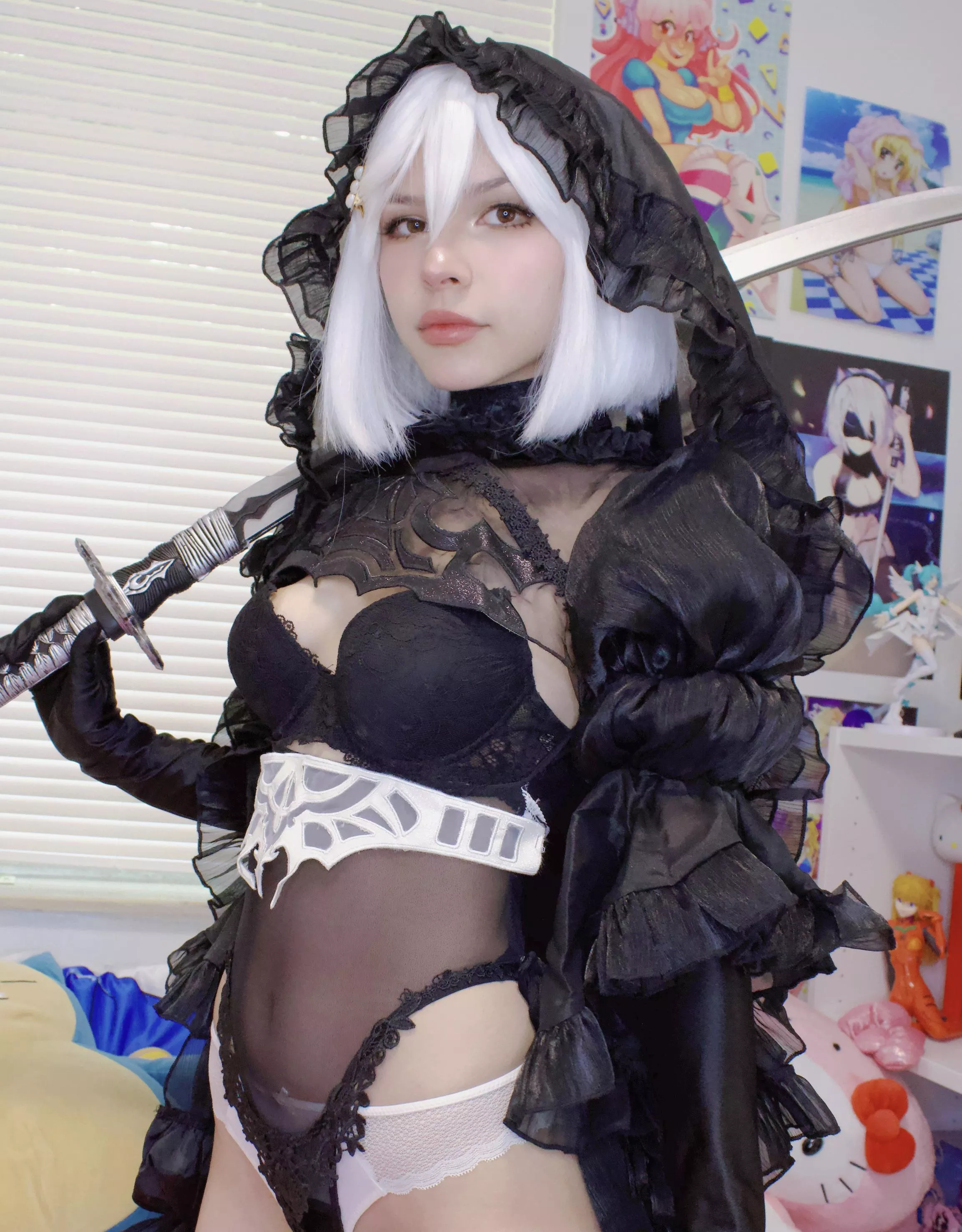 Wedding 2b cosplay 🖤 by me (@berryyparfait)