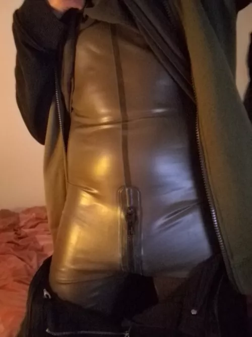 When you have to go out but just can't bring yourself to take of the latex