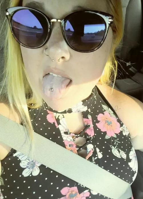 Being a good girl when I go out today.......... I promise