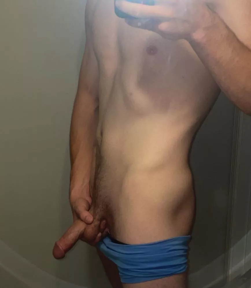 Fat white cock feeling wild