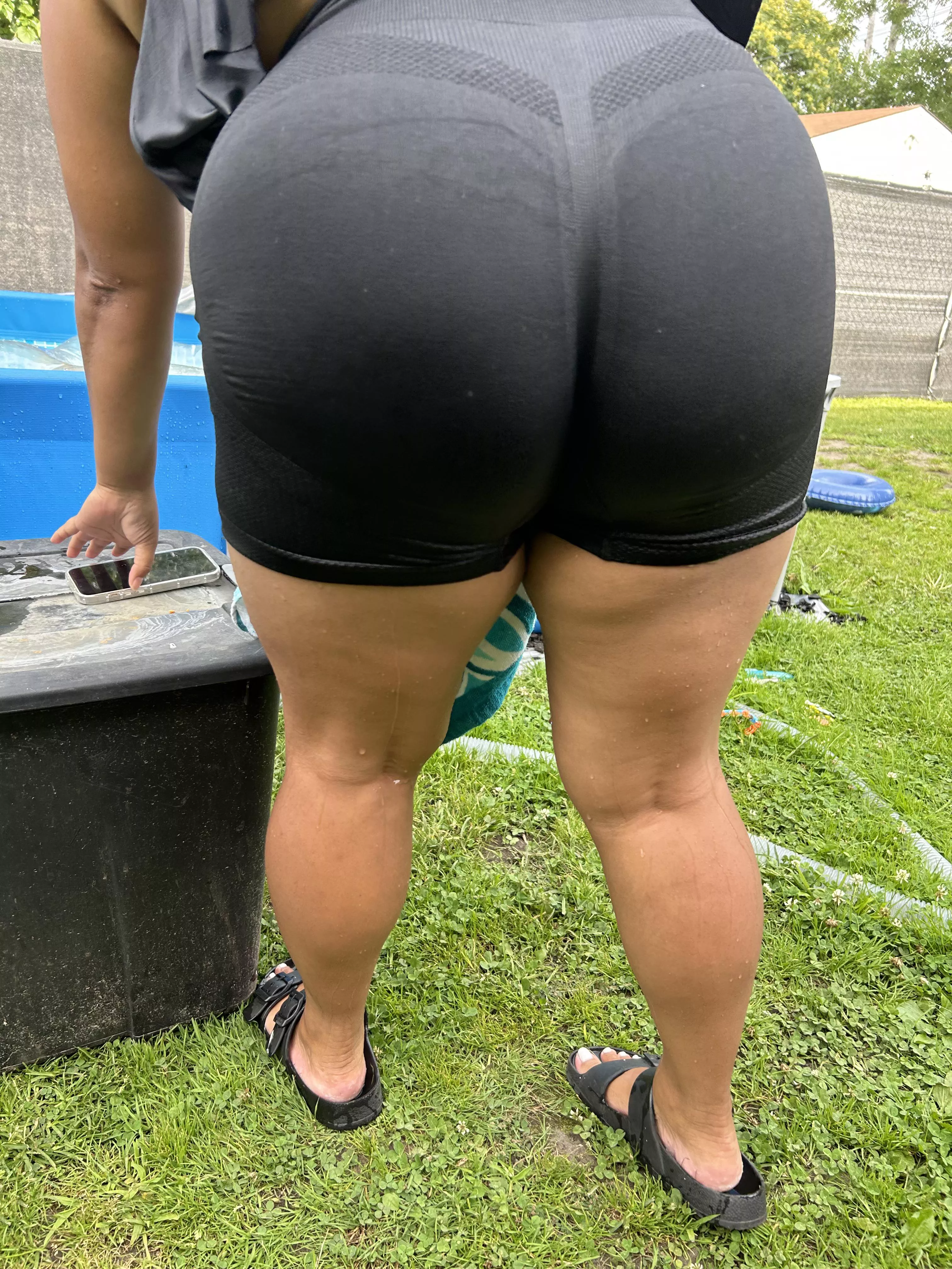 Father Inlaw said my butt looks nice in my shorts