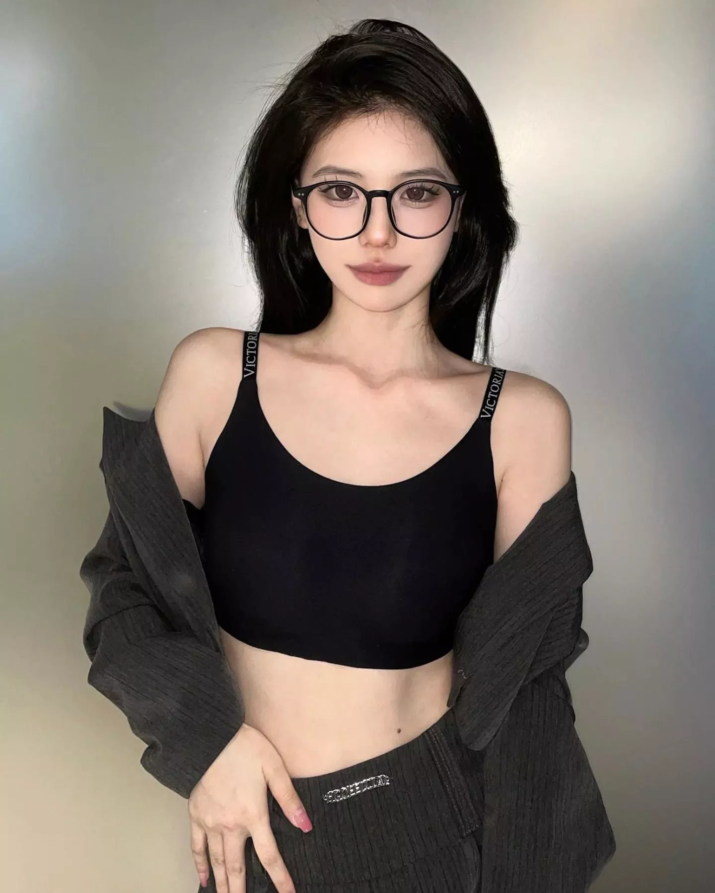 Glasses and crop top