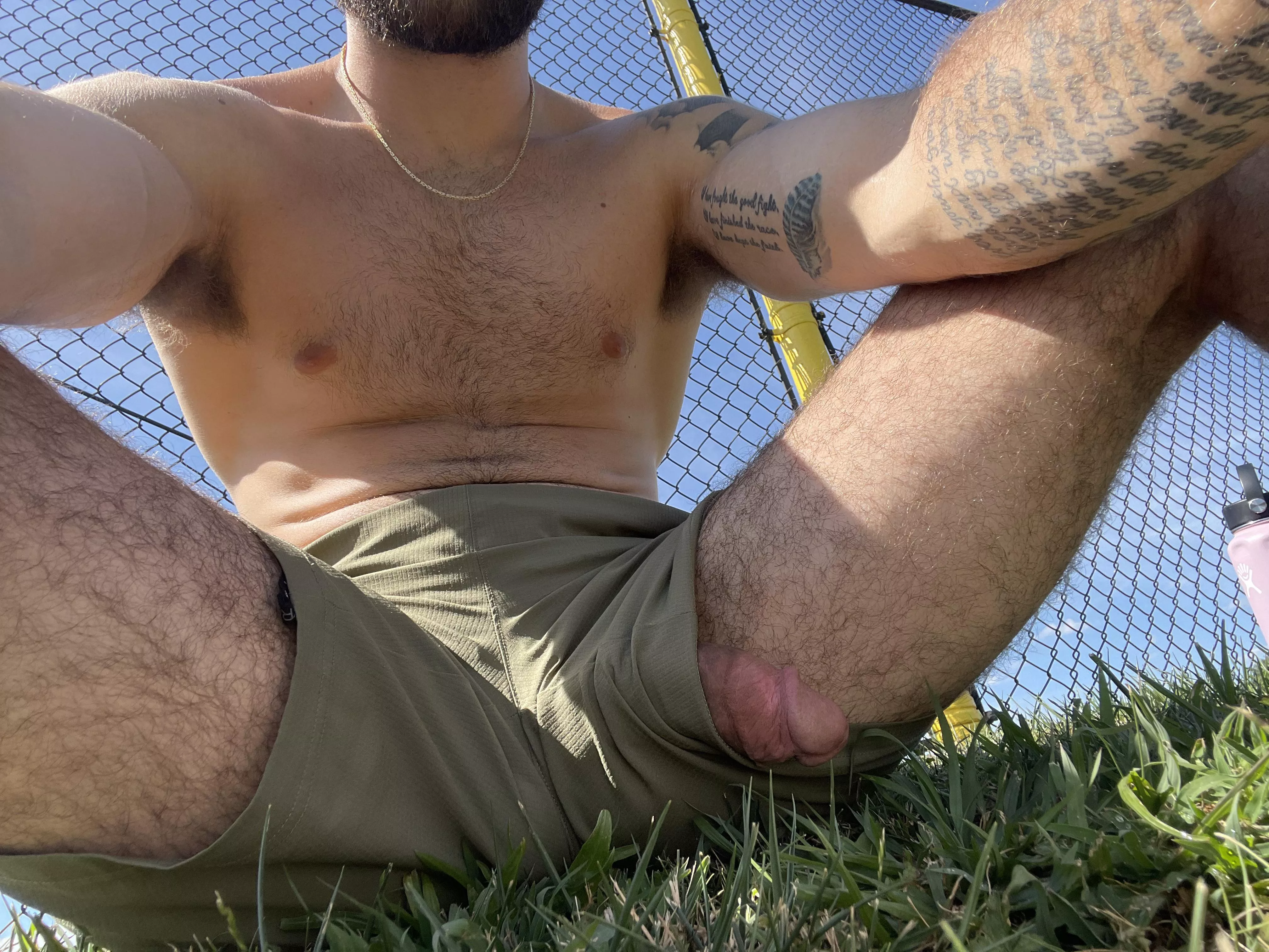 Having your cock out at the park is mandatory☺️ M23