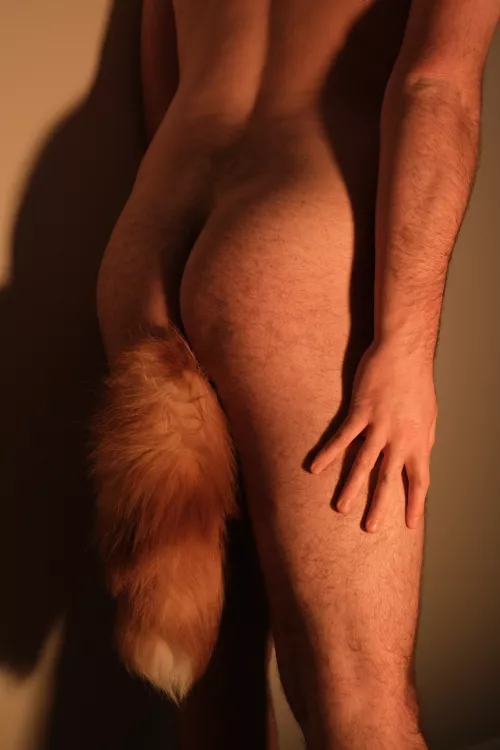 I feel so exposed in just a plug but it feels so good