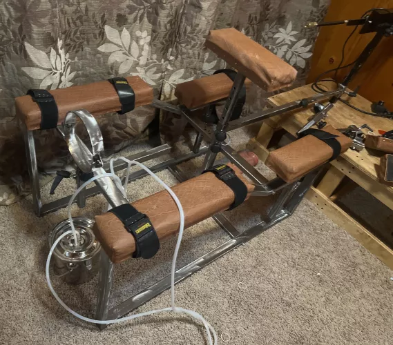 I’d love to be hooked up to a milking machine just like this one