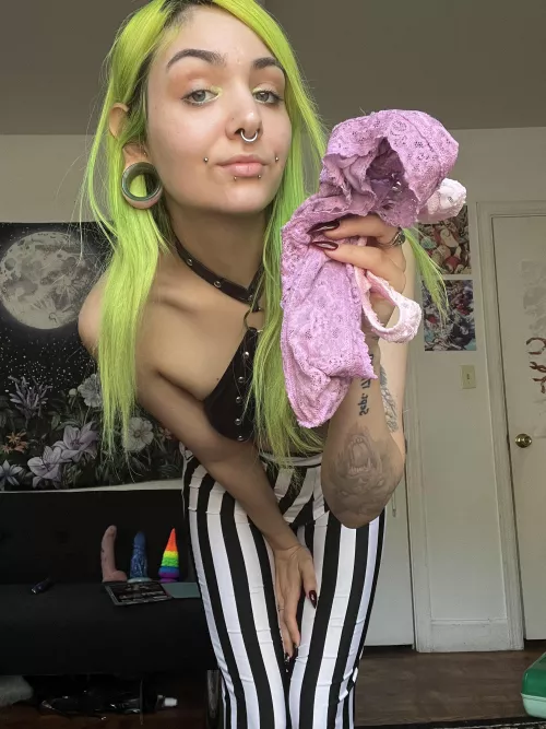 If you see this, you must stay locked for 1 month. Don’t forget to wear your panties!