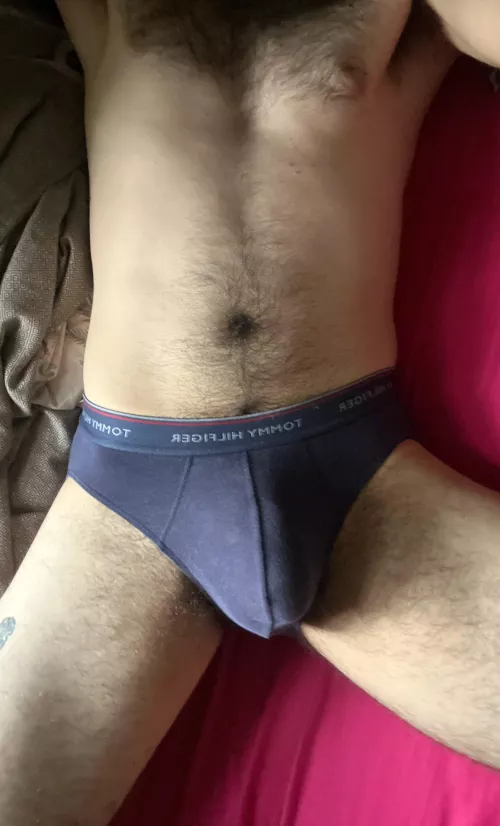 In my underwear for now x