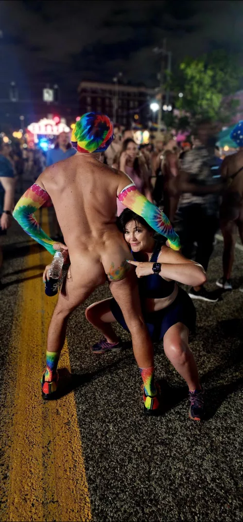 Kim gives great butt massages.