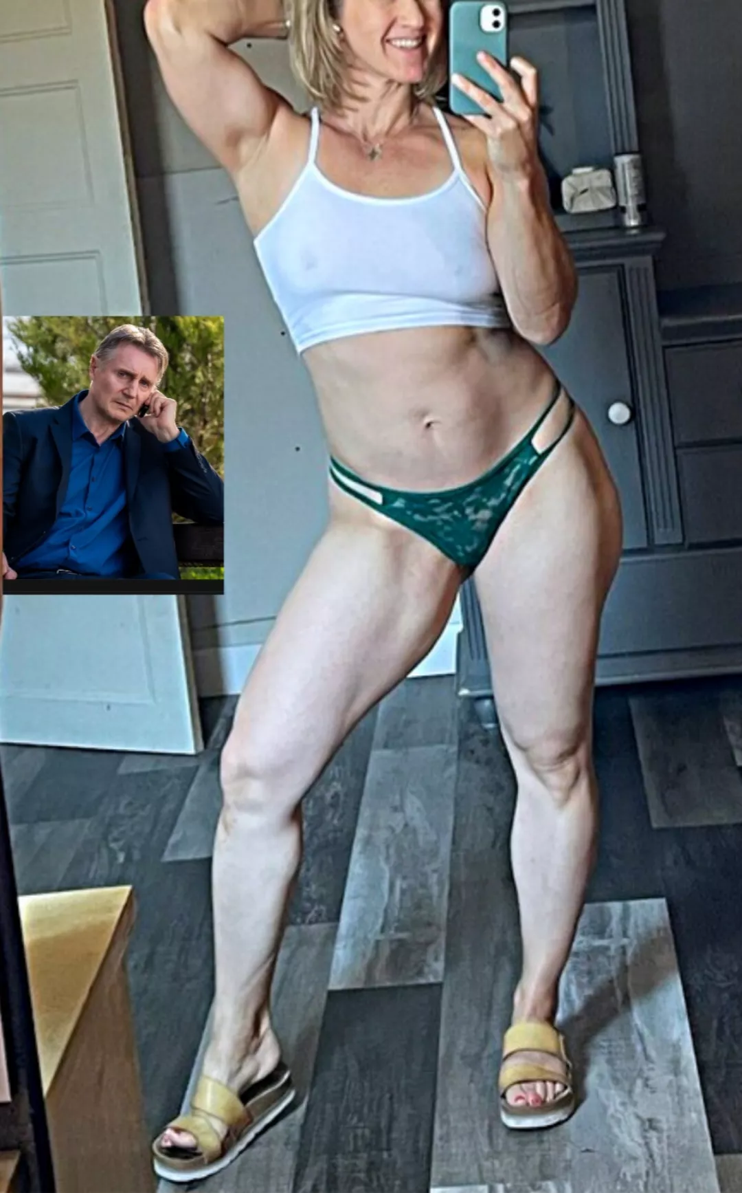 Liam is thinking about what skirt I should wear