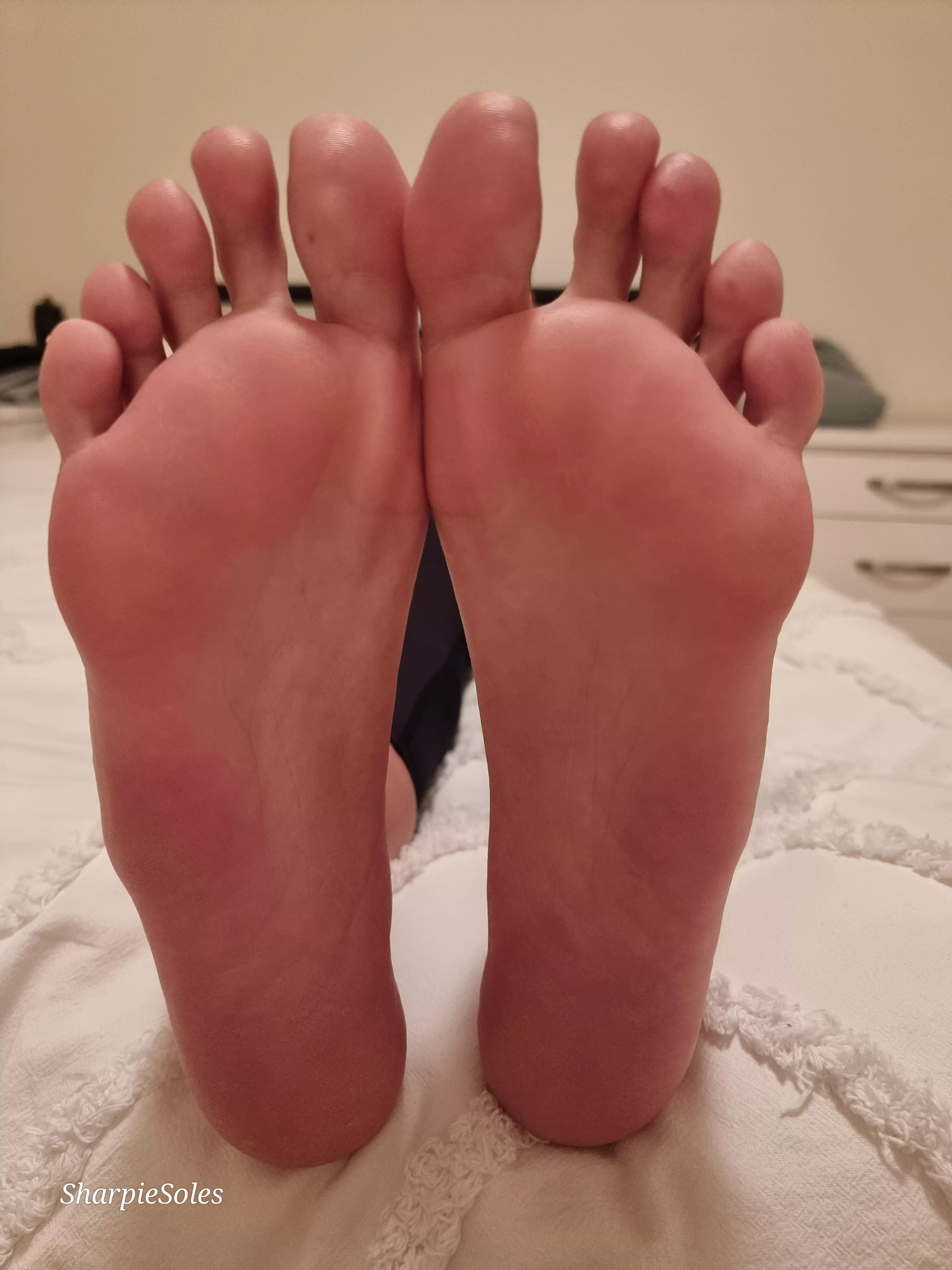 My big pink size 10s